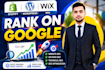 do optimize on page SEO for shopify, wordpress and wix sites