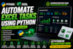 automate excel tasks using python