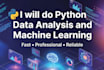 help you with python programming, data analysis, machine learning, and office
