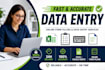 do online form filling and accurate data entry fast