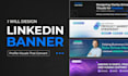 design, a complete linkedin visual kit with banner carousel and post template