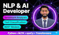 build nlp and sentiment analysis models in python