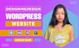 design redesign wordpress website, website development as a full stack de