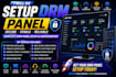 do setup drm panel