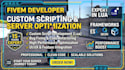 develop, optimize, or adapt custom fivem scripts for your server lua pro