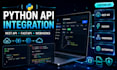 build python API integration, rest API, fastapi and webhooks