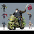 design unique character concept art