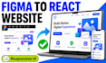 convert figma to react website