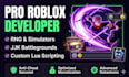 be your roblox game developer, roblox rng, roblox simulation, roblox jjk