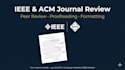 review and format your ieee access paper to avoid desk rejection