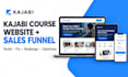 build kajabi course website and sales funnel for coaches