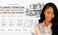 create planning permission, building regulation and construction drawings