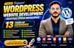 design and redesign wordpress website development or ecommerce website design