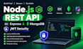 build a secure nodejs rest API with mongodb for your backend