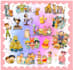 create cute cartoon collage posters and and car design