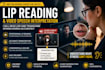 professional lip reading and video speech interpretation