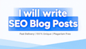write SEO optimized blog and post