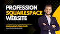build modern custom squarespace website