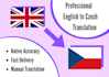 translate your text from english to czech