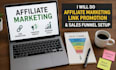 do affiliate marketing link promotion and sales funnel setup