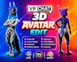create, edit and optimize your vrchat furry avatar with physbones and gogoloco