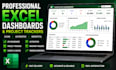 create professional excel dashboards and project trackers