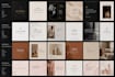 design luxury instagram posts and branding templates