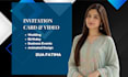 create invitation cards or animated invitation videos