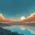 illustrate a surreal landscape or city drawing