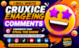 write controversial comments for your post, brand or reply