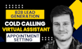 do b2b lead generation cold calling VA appointment setting linkedin manager