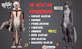 create 3d nsfw vrchat avatar, 3d furry model fix, vtuber animaze vrm, vseeface