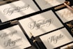 do handwritten signature, scripted cursive, lettering and typography logo design