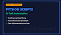 write a custom python script for automation and web scraping