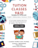 design tuition poster for class 9 and 10