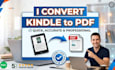 convert any kindle book to a PDF