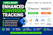 setup enhanced conversion tracking for CRM, gohighlevel, hubspot via GTM