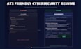 create ats friendly cybersecurity resume and cover letter
