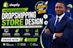 develop shopify dropshipping website dropshipping store shopify website redesign
