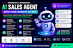integrate ai sales agent into your app or website