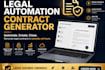 build contract generator legal automation website with e sign