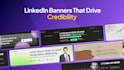 professional and attractive linkedin banner stylish twitter header