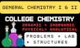 help in general chemistry problems, labs, and college chemistry projects