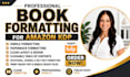 format christian devotionals and self help books for amazon KDP