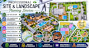 2d site plan backyard layout paving plan subdivision park landscape rendering