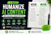 humanize ai generated content into natural human writing