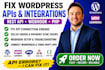 integrate external api with wordpress sites, woocommerce api and fix api issues