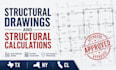 structural drawing and structural analysis calculation, structural design tx, ny