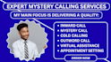 be mystery call, cold calling, cold personal call and appointment setting