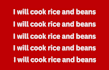 do rice and beans